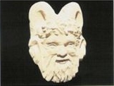 Baccus Sandstone Head Statue